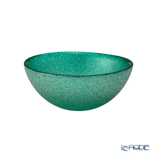 Vetro Felice ヴェトロ フェリーチェ グリッター ミニボウル 9cm アクアブルー