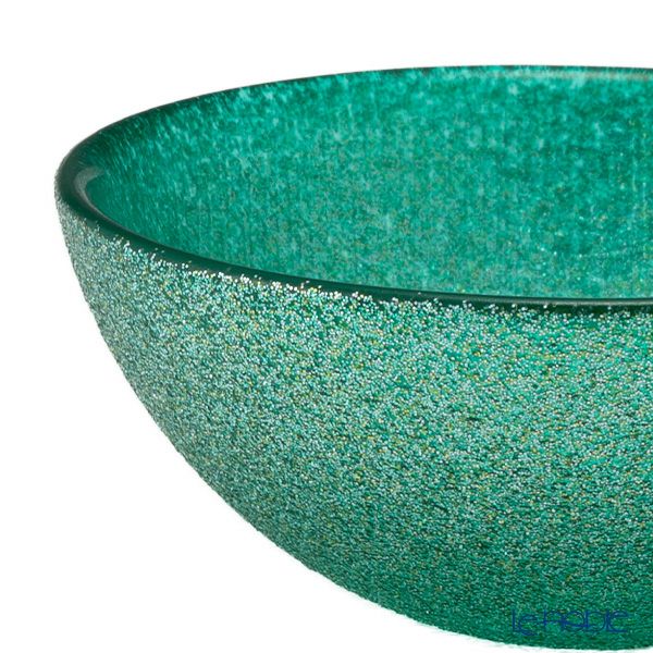 Vetro Felice ヴェトロ フェリーチェ グリッター ミニボウル 9cm アクアブルー