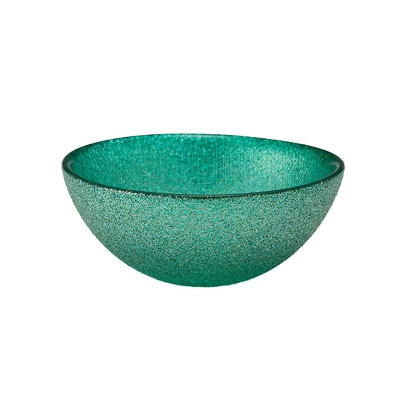 Vetro Felice ヴェトロ フェリーチェ グリッター ミニボウル 9cm アクアブルー