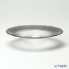 Vetro Felice ヴェトロ フェリーチェ グリッター リムボウル 19.5cm ダークグレイ＆クリア