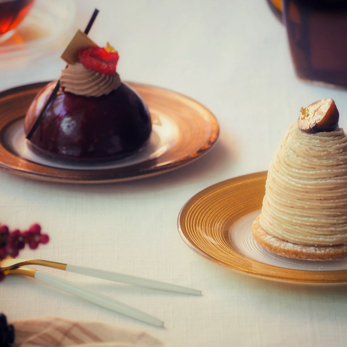 Vetro Felice ヴェトロ フェリーチェ サークル プレート 15cm ブラウン