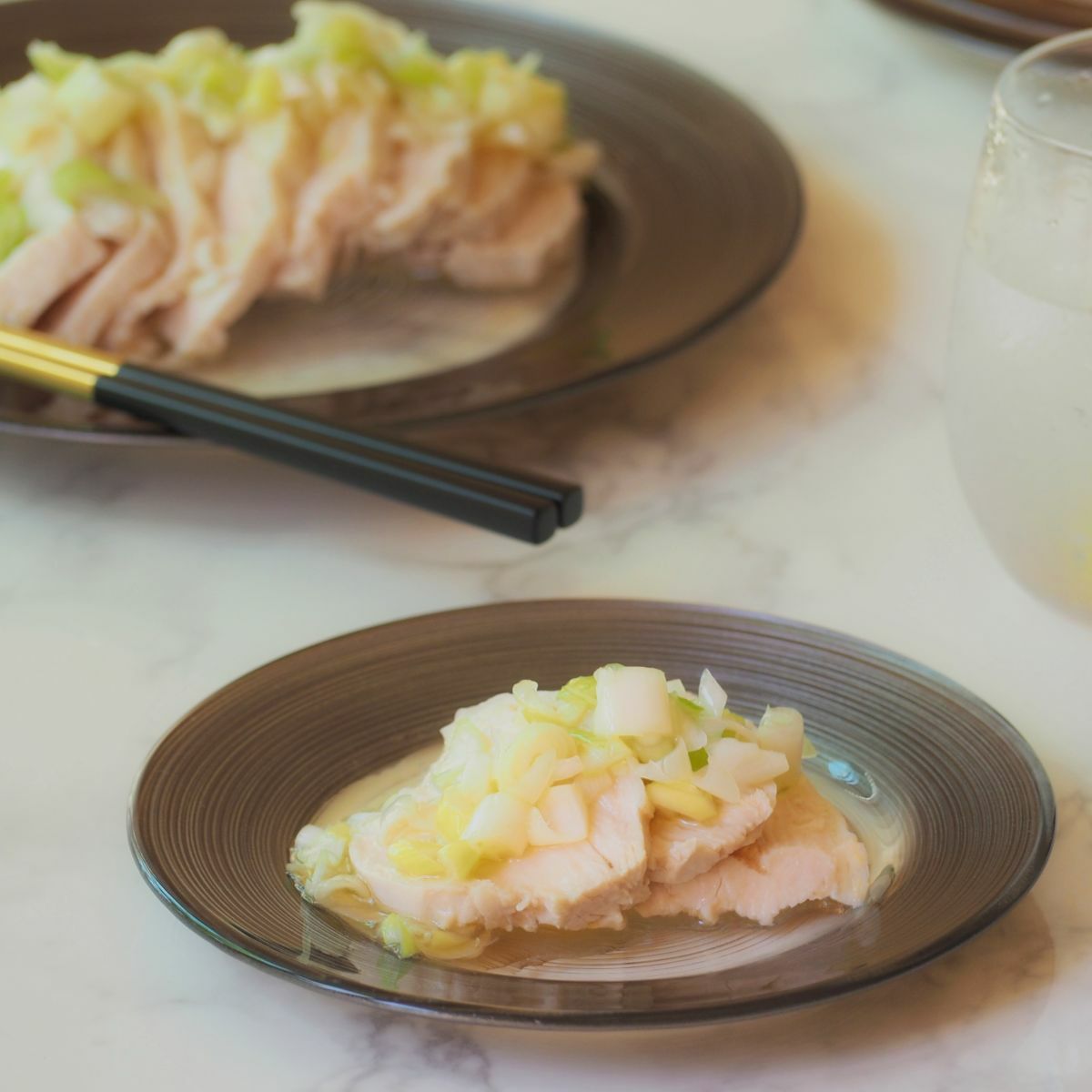 Vetro Felice ヴェトロ フェリーチェ サークル プレート 15cm グレー