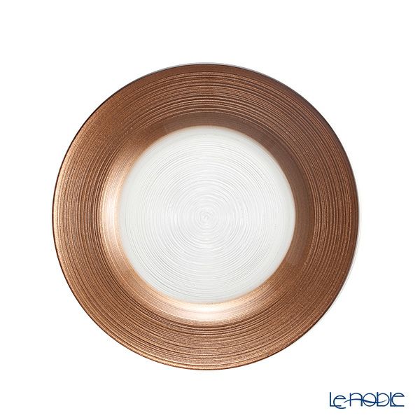 Vetro Felice ヴェトロ フェリーチェ サークル プレート 21cm ブラウン