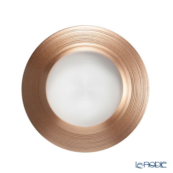 Vetro Felice ヴェトロ フェリーチェ サークル プレート 21cm ブラウン