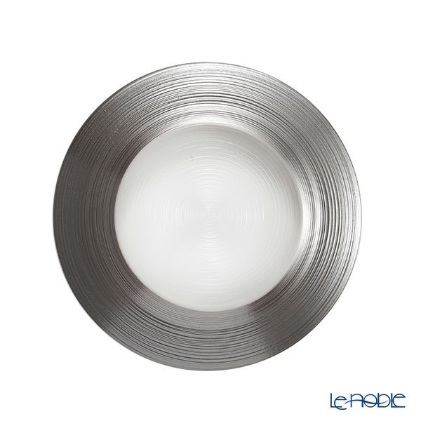 Vetro Felice ヴェトロ フェリーチェ サークル プレート 21cm グレー