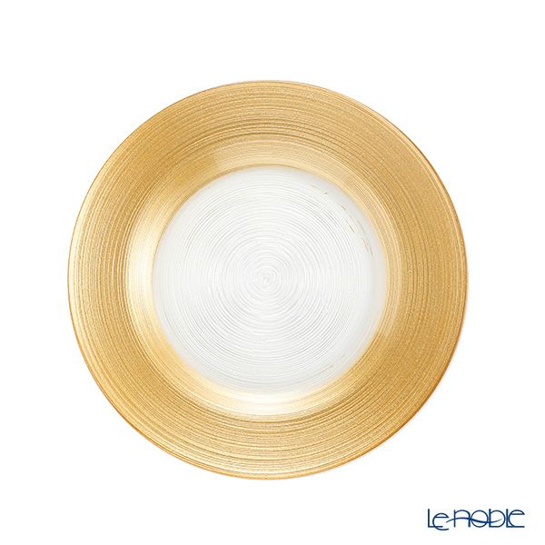 Vetro Felice ヴェトロ フェリーチェ サークル プレート 21cm ゴールド