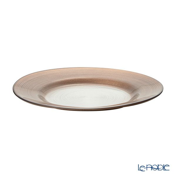 Vetro Felice ヴェトロ フェリーチェ サークル プレート 27cm ブラウン