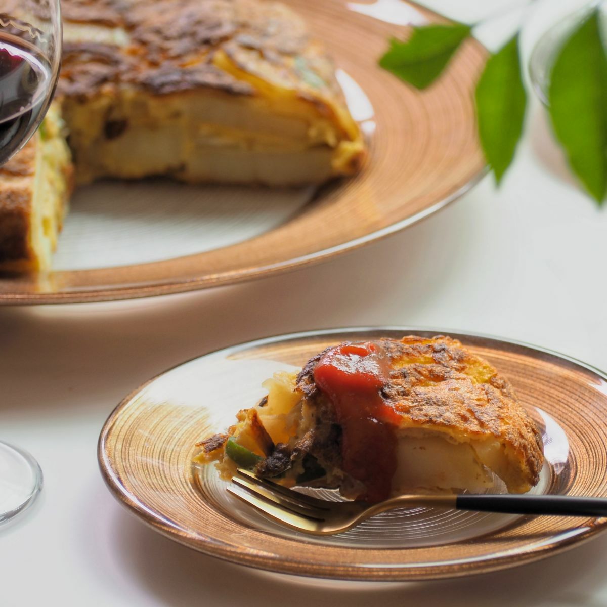 Vetro Felice ヴェトロ フェリーチェ サークル プレート 27cm ブラウン