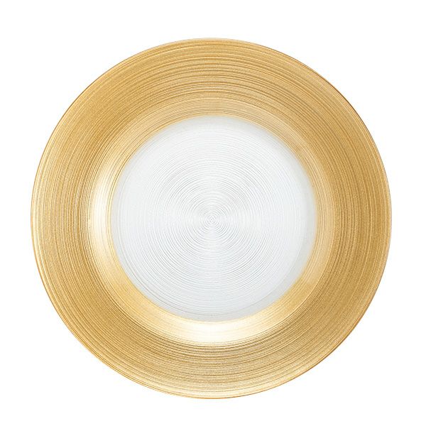 Vetro Felice ヴェトロ フェリーチェ サークル プレート 27cm ゴールド