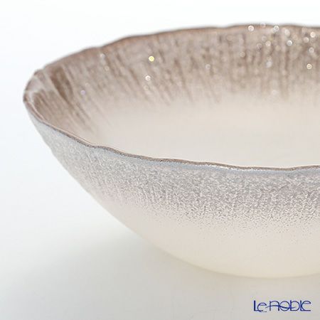 Vetro Felice ヴェトロ フェリーチェ フラッシュ ボウル 17cm ホワイトパール＆ジンジャー