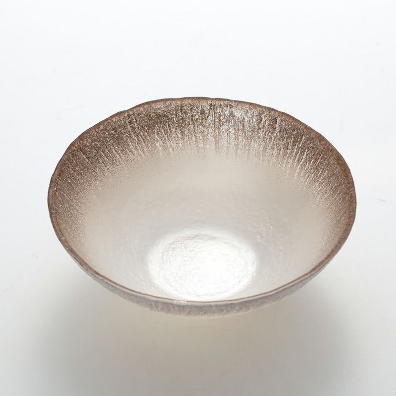 Vetro Felice ヴェトロ フェリーチェ フラッシュ ボウル 17cm ホワイトパール＆ジンジャー