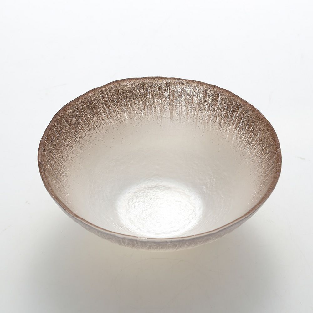 Vetro Felice ヴェトロ フェリーチェ フラッシュ ボウル 17cm ホワイトパール＆ジンジャー