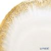 Vetro Felice ヴェトロ フェリーチェ フラッシュ プレート 15cm クリア＆ゴールド