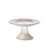 Vetro Felice ヴェトロ フェリーチェ フラッシュ ケーキスタンド 15xH8cm ホワイトパール＆ジンジャー