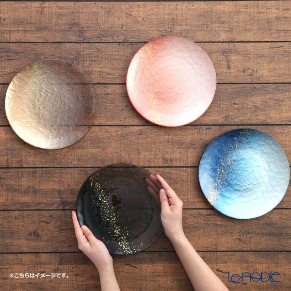 Vetro Felice ヴェトロ フェリーチェ ホライズン プレート 22cm ブラック