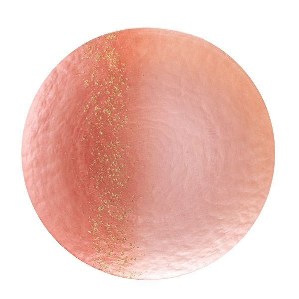 Vetro Felice ヴェトロ フェリーチェ ホライズン プレート 28cm ピンク