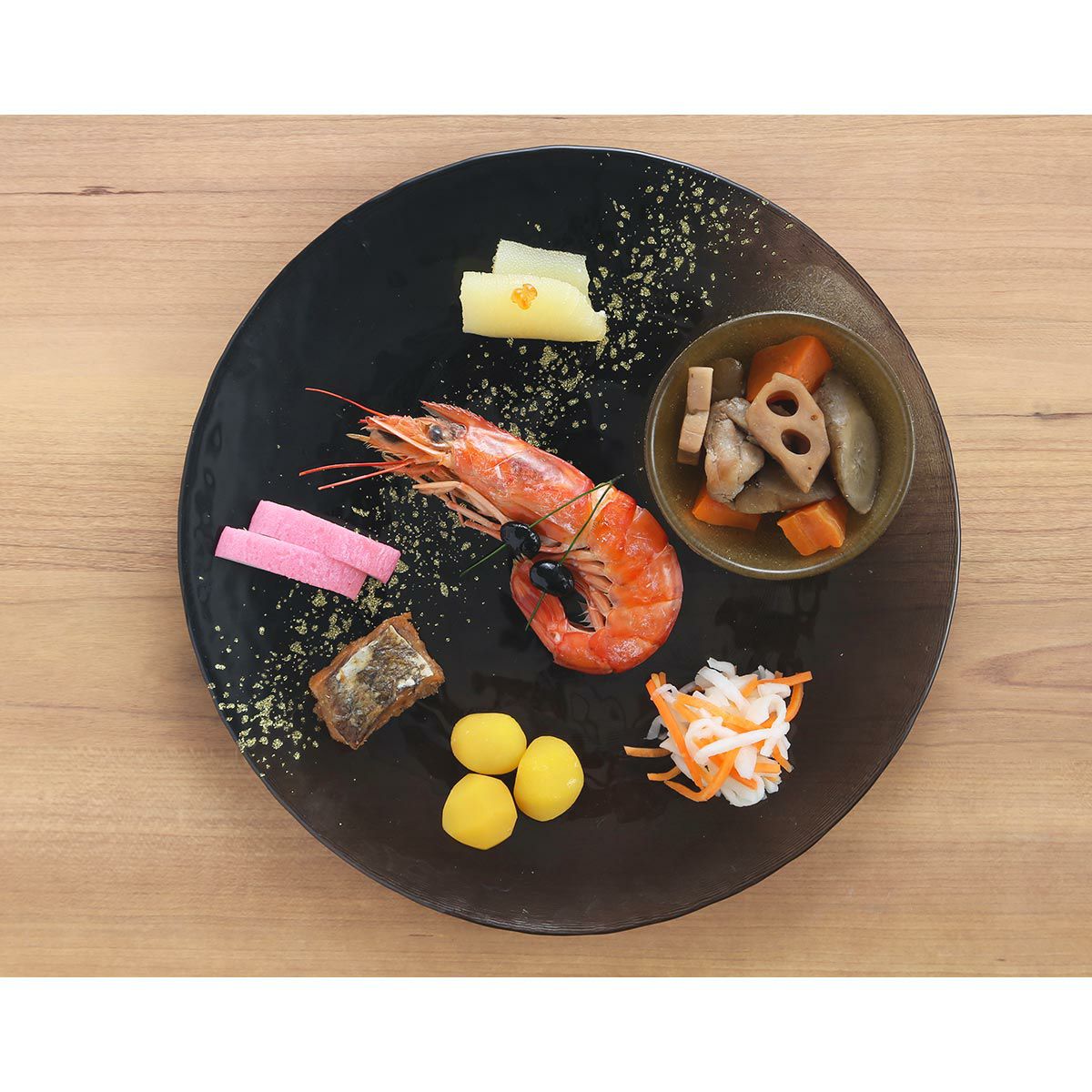 Vetro Felice ヴェトロ フェリーチェ ホライズン プレート 28cm ブラック