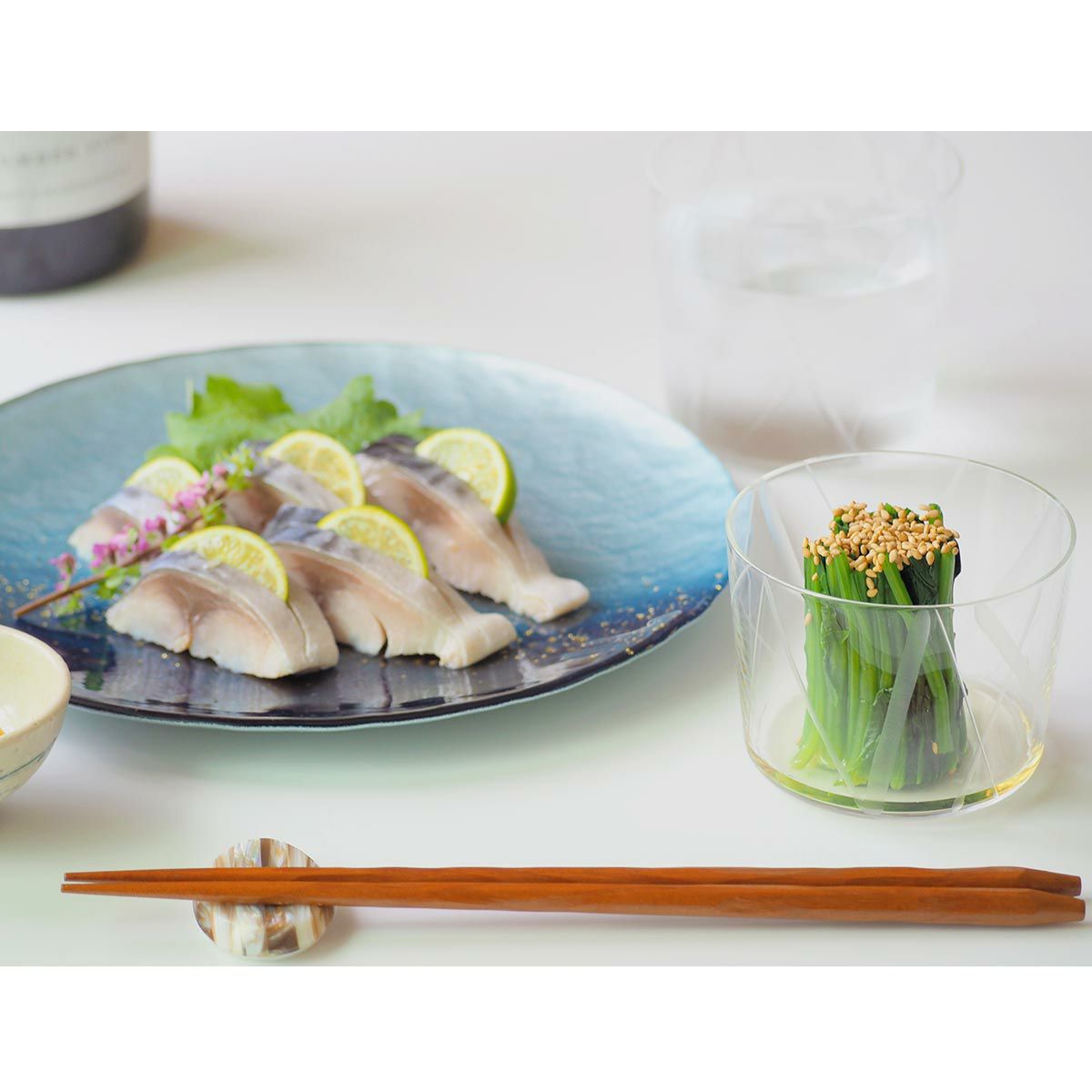 Vetro Felice ヴェトロ フェリーチェ ホライズン プレート 28cm ブルー