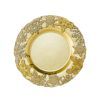Vetro Felice ヴェトロ フェリーチェ スノー プレート 22cm ゴールド