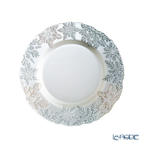 Vetro Felice ヴェトロ フェリーチェ スノー プレート 22cm ホワイト