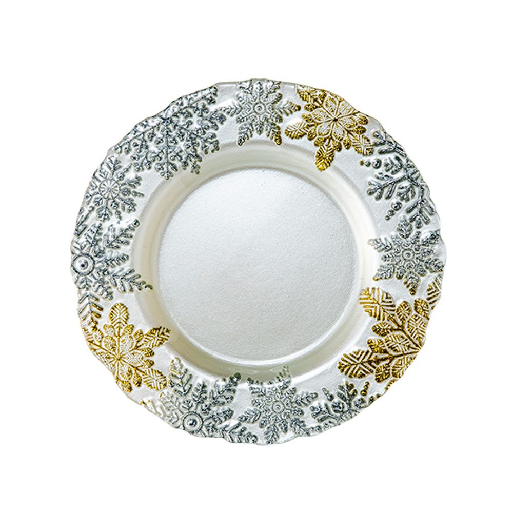 Vetro Felice ヴェトロ フェリーチェ スノー プレート 22cm ホワイト