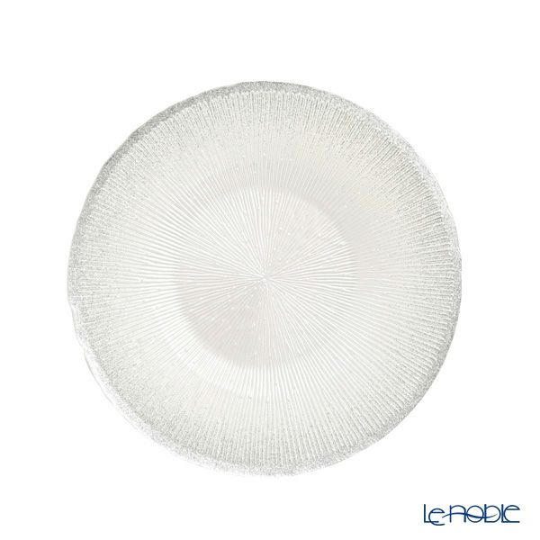 Vetro Felice ヴェトロ フェリーチェ コスモ プレート 21cm ホワイトパール