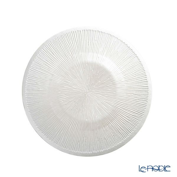 Vetro Felice ヴェトロ フェリーチェ コスモ プレート 21cm ホワイトパール