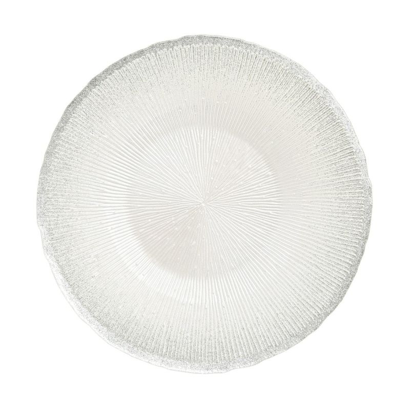 Vetro Felice ヴェトロ フェリーチェ コスモ プレート 21cm ホワイトパール