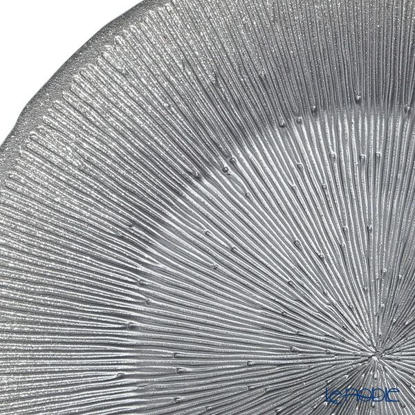 Vetro Felice ヴェトロ フェリーチェ コスモ プレート 21cm フォグ グレー