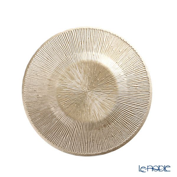 Vetro Felice ヴェトロ フェリーチェ コスモ プレート 21cm シャンパンパール