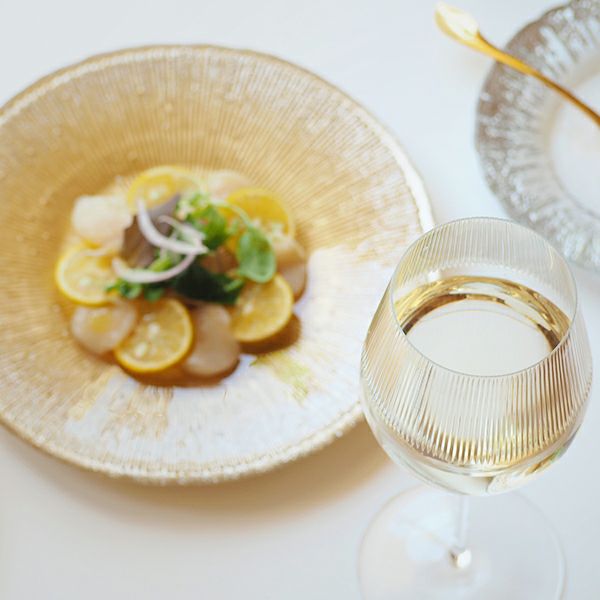 Vetro Felice ヴェトロ フェリーチェ コスモ プレート 21cm シャンパンパール