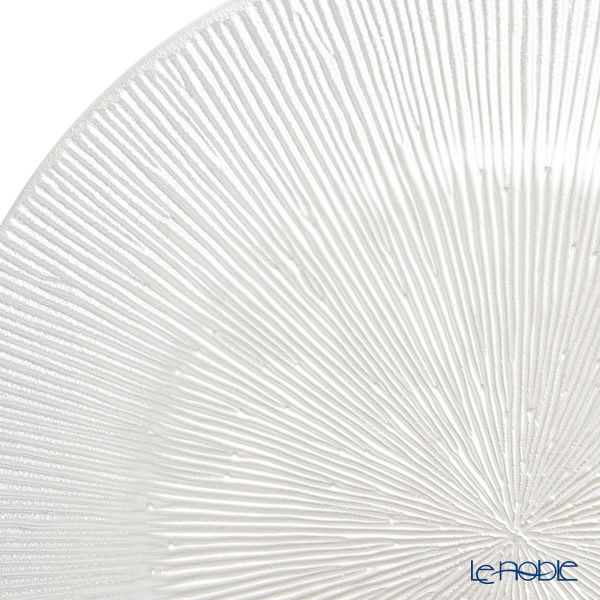 Vetro Felice ヴェトロ フェリーチェ コスモ プレート 28cm ホワイトパール