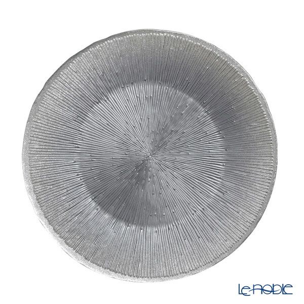 Vetro Felice ヴェトロ フェリーチェ コスモ プレート 28cm フォグ グレー