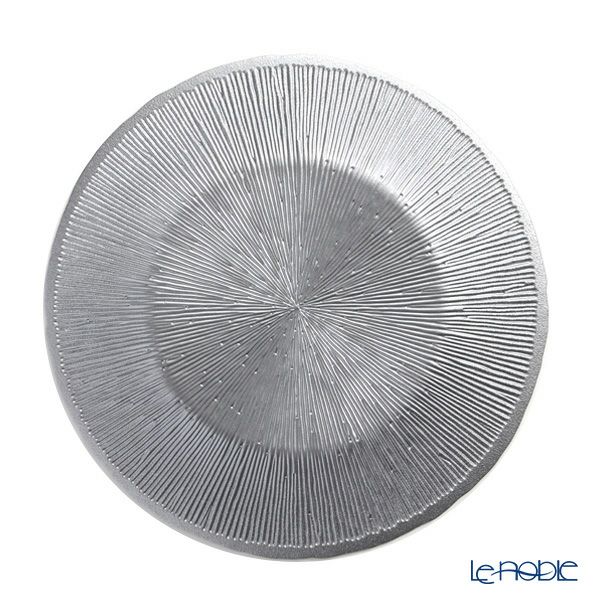 Vetro Felice ヴェトロ フェリーチェ コスモ プレート 28cm フォグ グレー