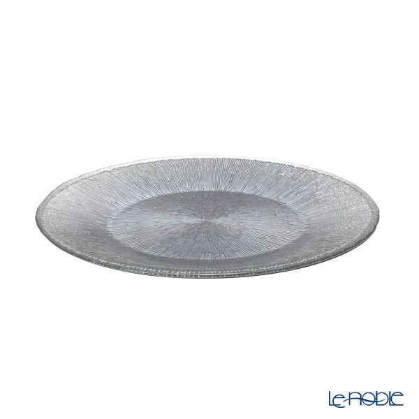 Vetro Felice ヴェトロ フェリーチェ コスモ プレート 28cm フォグ グレー