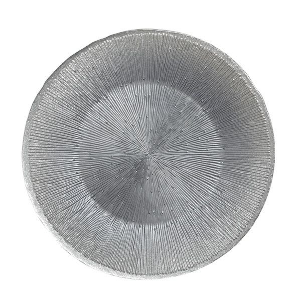 Vetro Felice ヴェトロ フェリーチェ コスモ プレート 28cm フォグ グレー