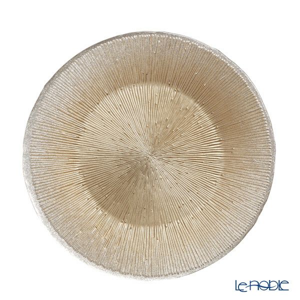 Vetro Felice ヴェトロ フェリーチェ コスモ プレート 28cm シャンパンパール