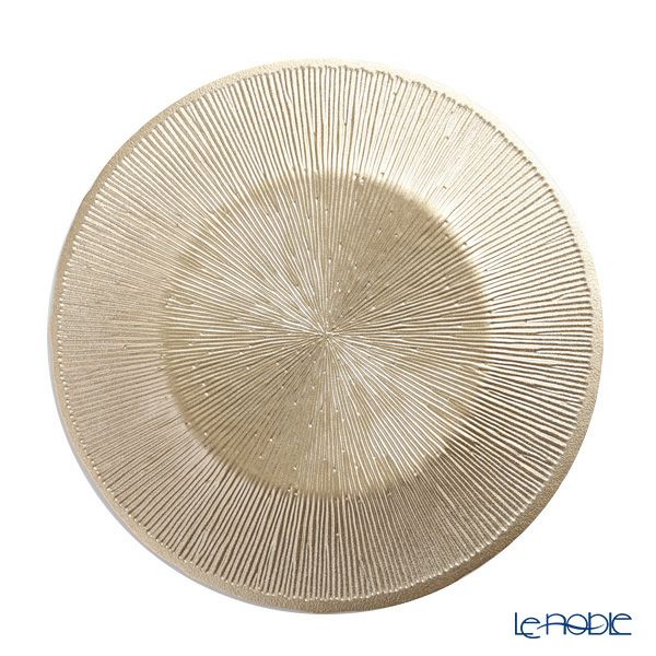 Vetro Felice ヴェトロ フェリーチェ コスモ プレート 28cm シャンパンパール