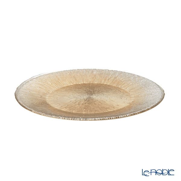 Vetro Felice ヴェトロ フェリーチェ コスモ プレート 28cm シャンパンパール