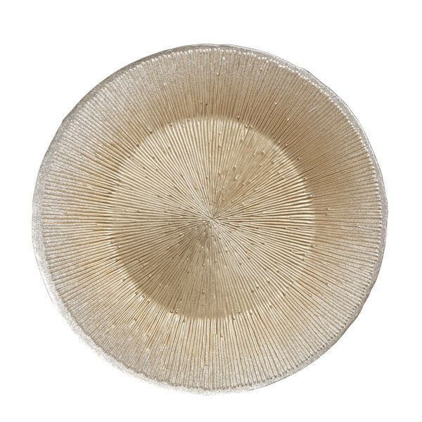 Vetro Felice ヴェトロ フェリーチェ コスモ プレート 28cm シャンパンパール