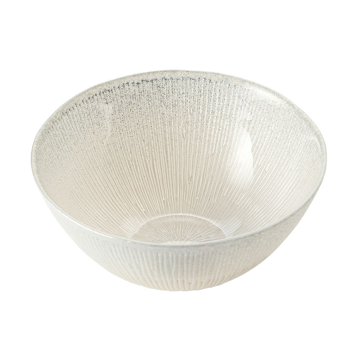 Vetro Felice ヴェトロ フェリーチェ コスモ ボウル 15cm ホワイトパール