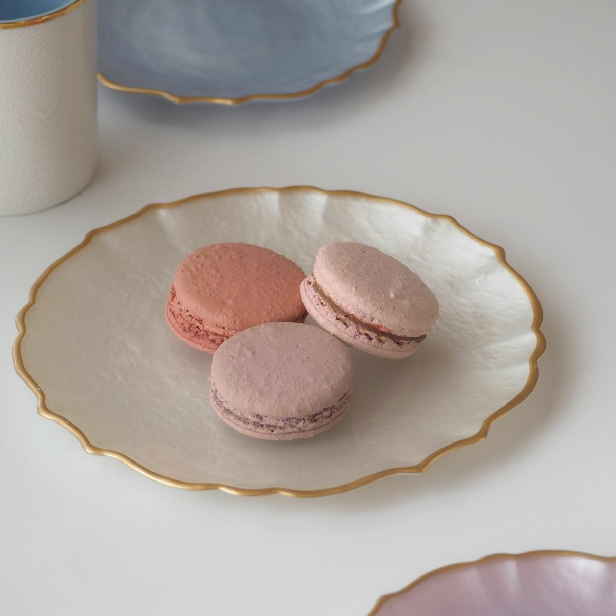 Vetro Felice ヴェトロ フェリーチェ パールクイーン プレート 16cm ホワイト 356716