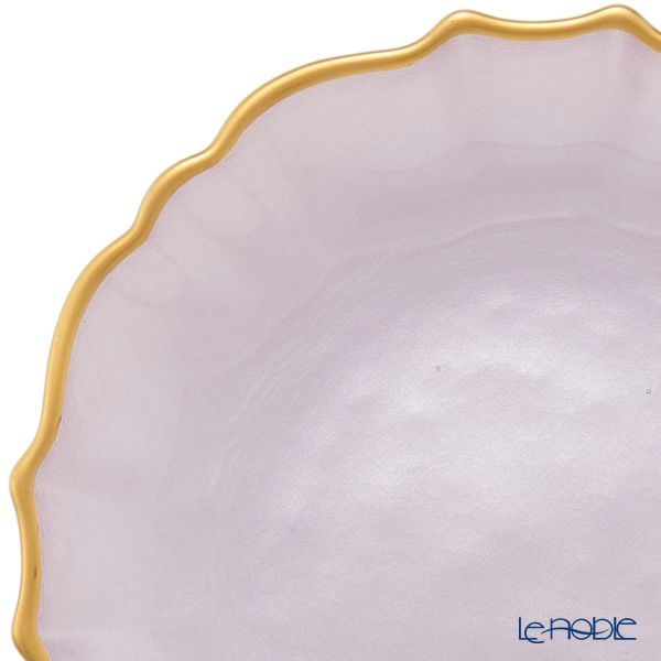 Vetro Felice ヴェトロ フェリーチェ パールクイーン プレート 16cm ライラック 356716