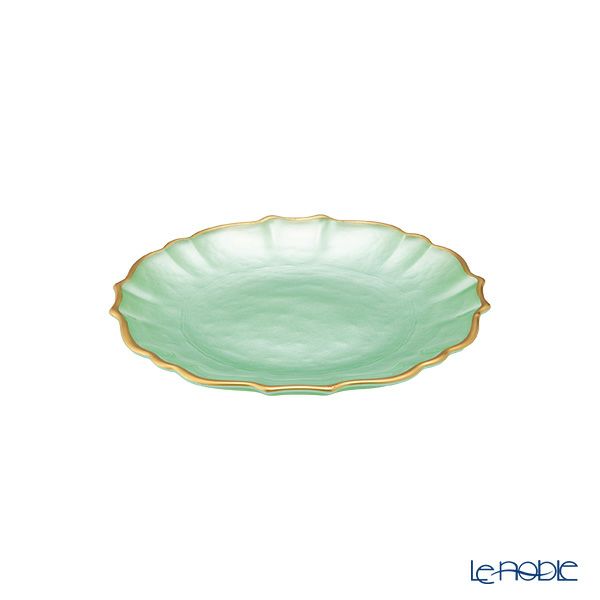 Vetro Felice ヴェトロ フェリーチェ パールクイーン プレート 16cm グリーン 356716