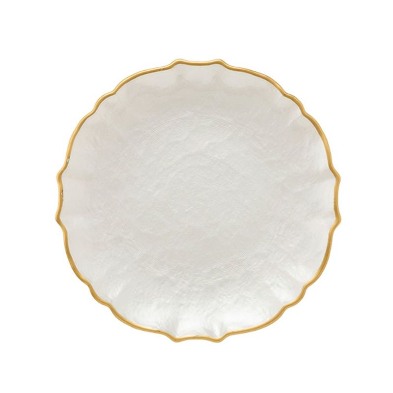 Vetro Felice ヴェトロ フェリーチェ パールクイーン プレート 21cm ホワイト 356721