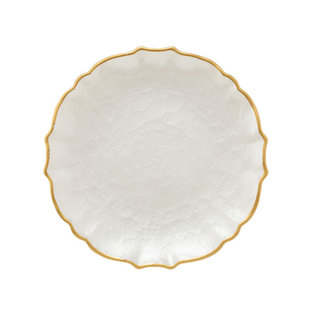 Vetro Felice ヴェトロ フェリーチェ パールクイーン プレート 21cm ホワイト 356721