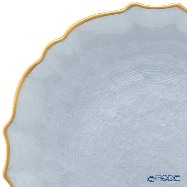 Vetro Felice ヴェトロ フェリーチェ パールクイーン プレート 21cm ブルー 356721