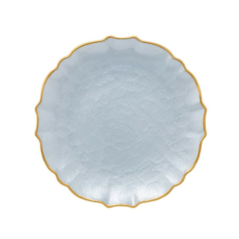 Vetro Felice ヴェトロ フェリーチェ パールクイーン プレート 21cm ブルー 356721