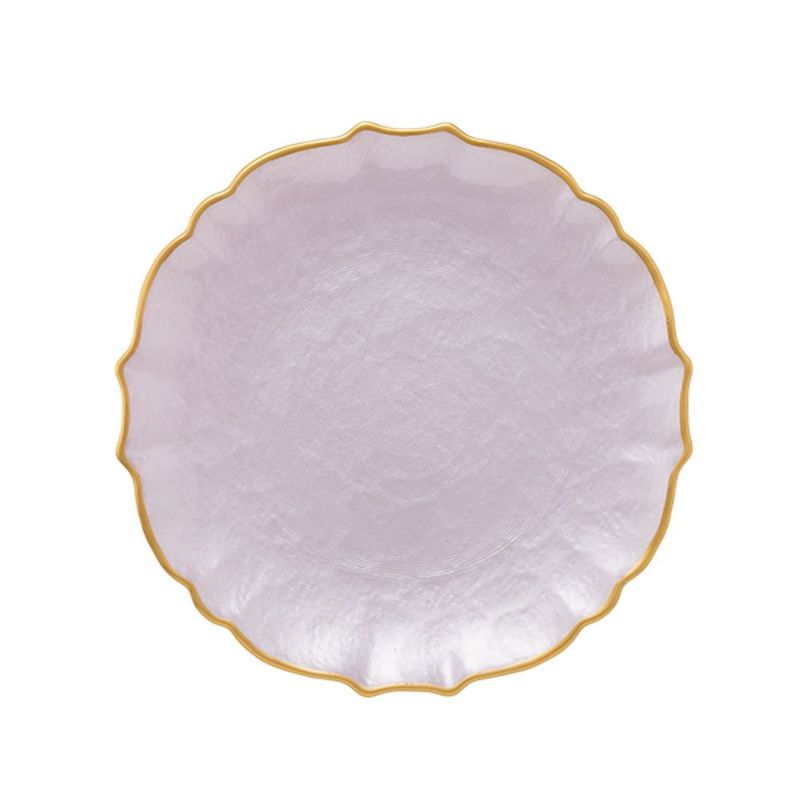 Vetro Felice ヴェトロ フェリーチェ パールクイーン プレート 21cm ライラック 356721