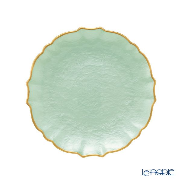 Vetro Felice ヴェトロ フェリーチェ パールクイーン プレート 21cm グリーン 356721